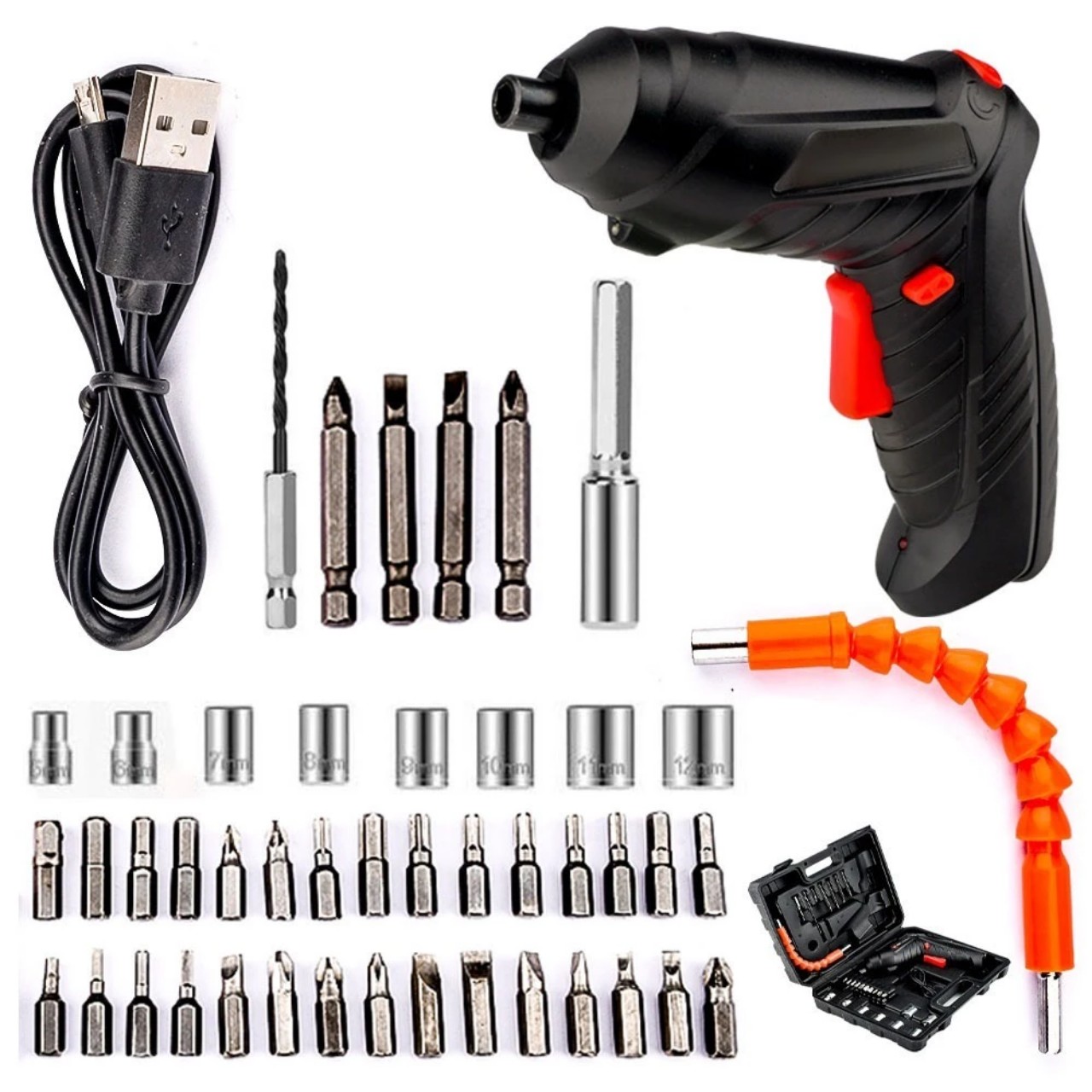 Máy Bắn Vít Chạy Pin Cao Cấp - 47 Chi Tiết Đa Năng, Loại Tốt