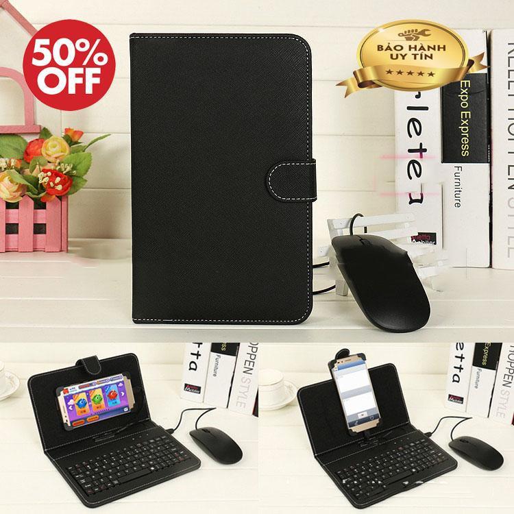 Siêu Sale -Bao da + Bàn phím kèm chuột,Bao da bàn phím Có chuột (điện thoại, ipad)