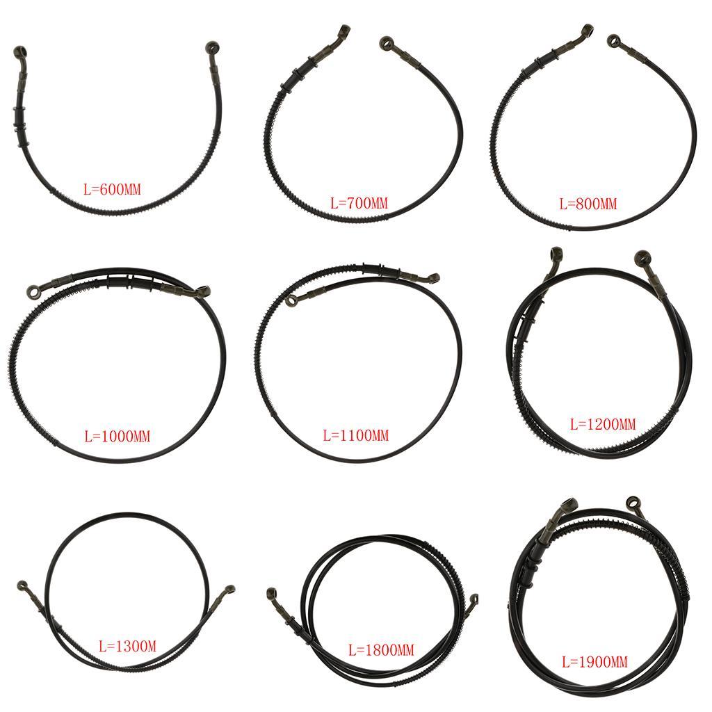 60cm & 70cm Universal Motorcycle Motorbike Brake Clutch Oil Hose Line Pipe