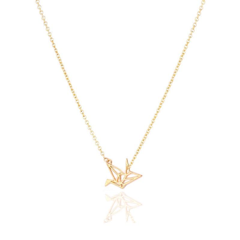 Dây chuyền nữ ATJ9906 hình hạc giấy xinh xắn - ANTA Jewelry