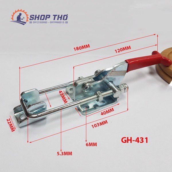 Sập nhanh GH431 chất liệu inox