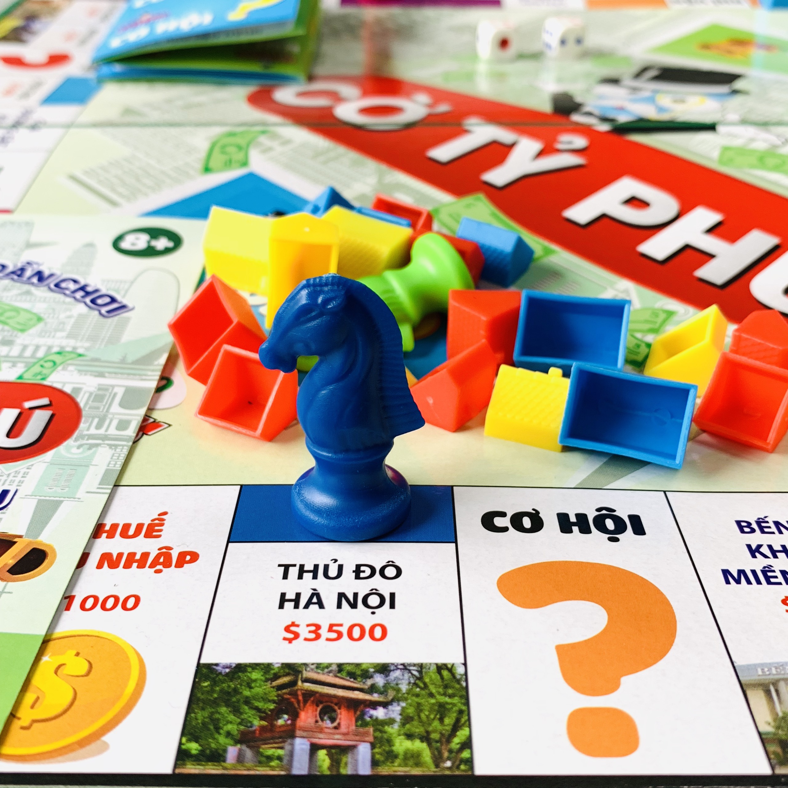 Cờ Tỷ Phú Monopoly Phiên Bản Các Địa Danh Việt Nam Tặng Kèm Xúc Xắc Gỗ,BoardGame Gia Đình Vui Nhộn Nhất Mọi Thời Đại