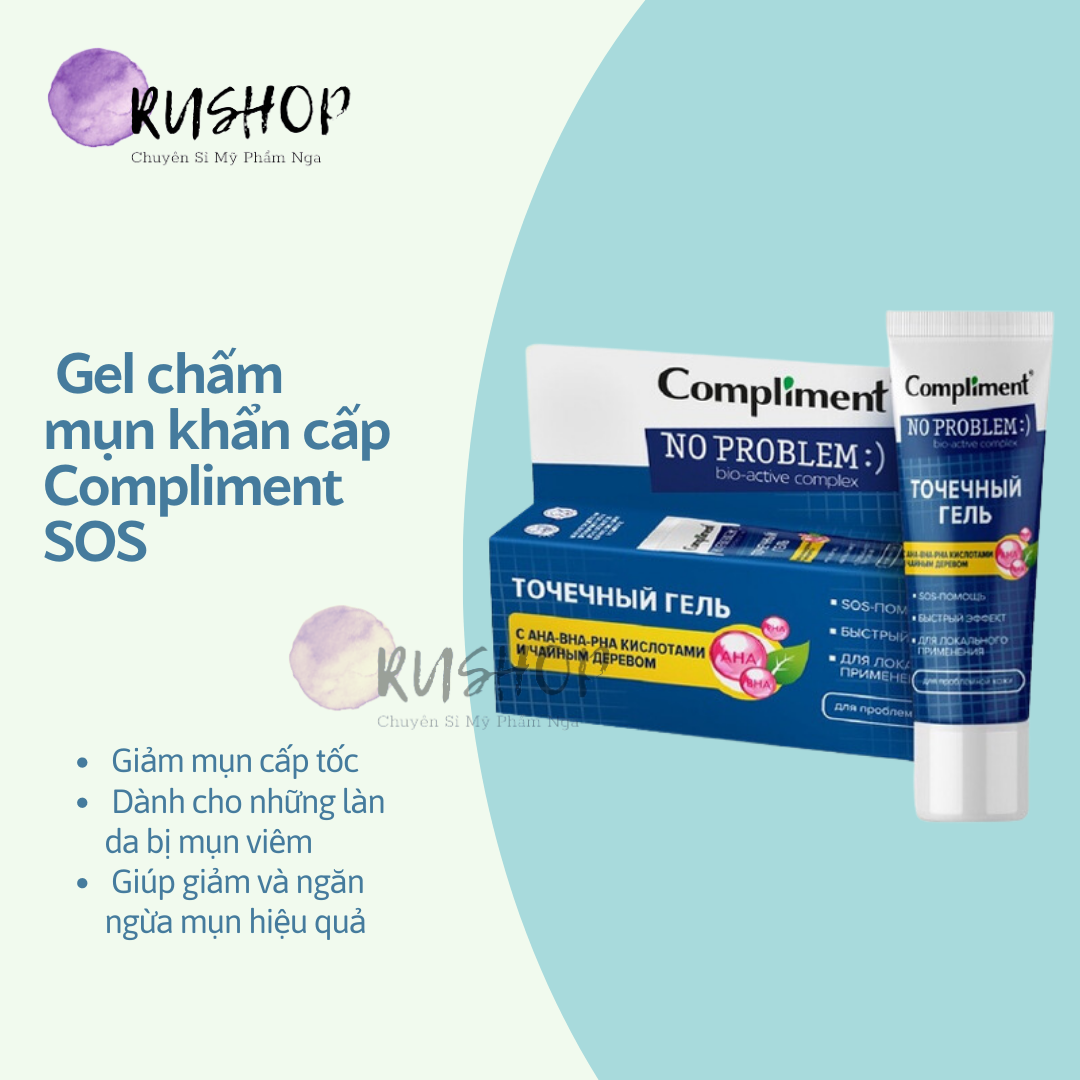 Gel chấm mụn khẩn cấp Compliment SOS