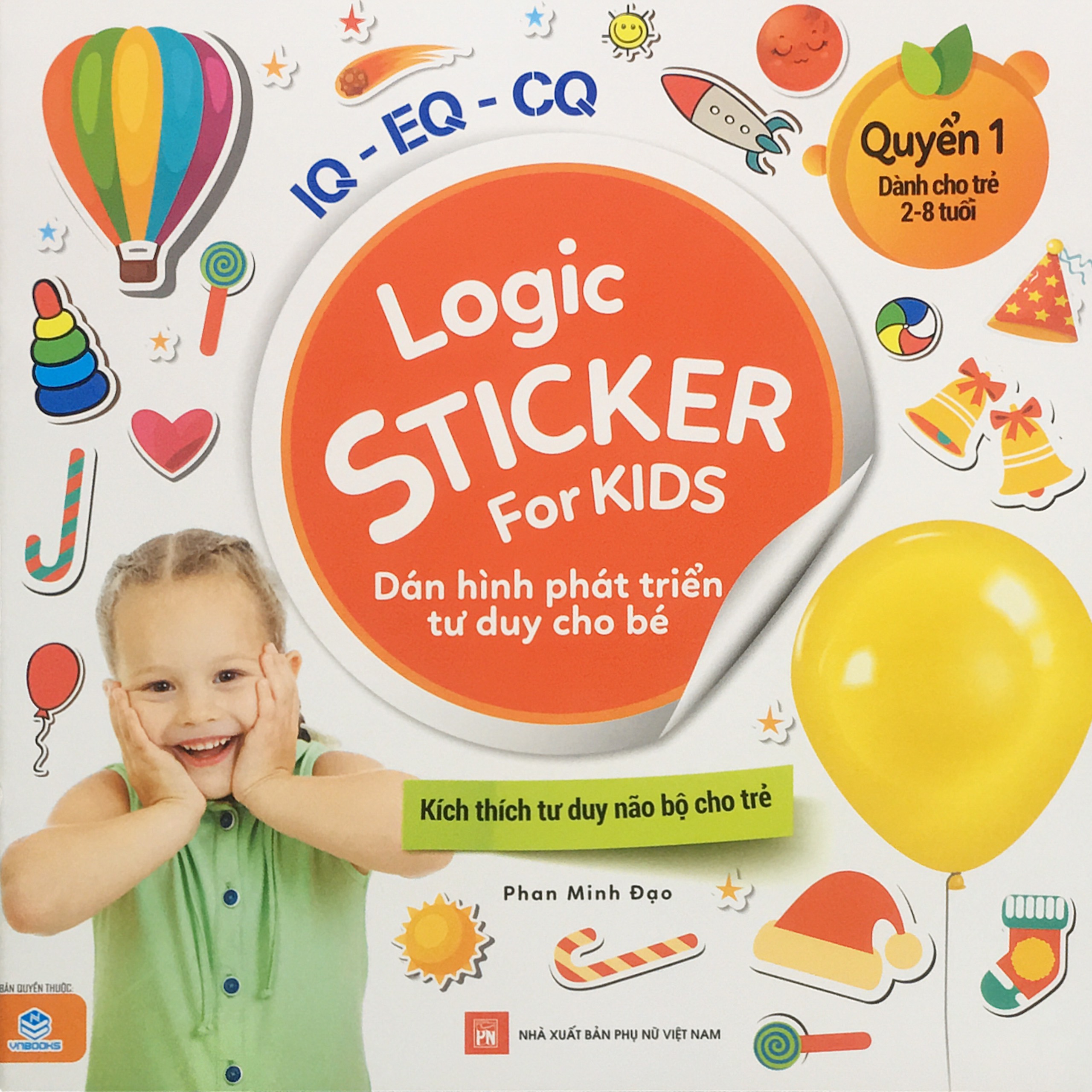 Logic Sticker for kids - Dán hình phát triển tư duy cho bé - quyển 1 - ndboks