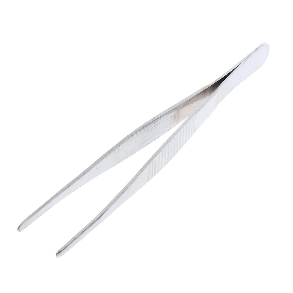 2-4pack 140mm/5.51" Stainless Steel Straight Tweezers for Detailed Work