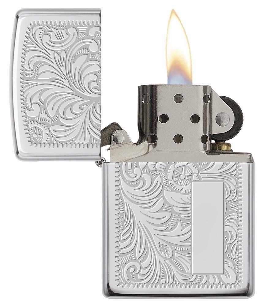 Bật Lửa Zippo Venetian Chrome 352