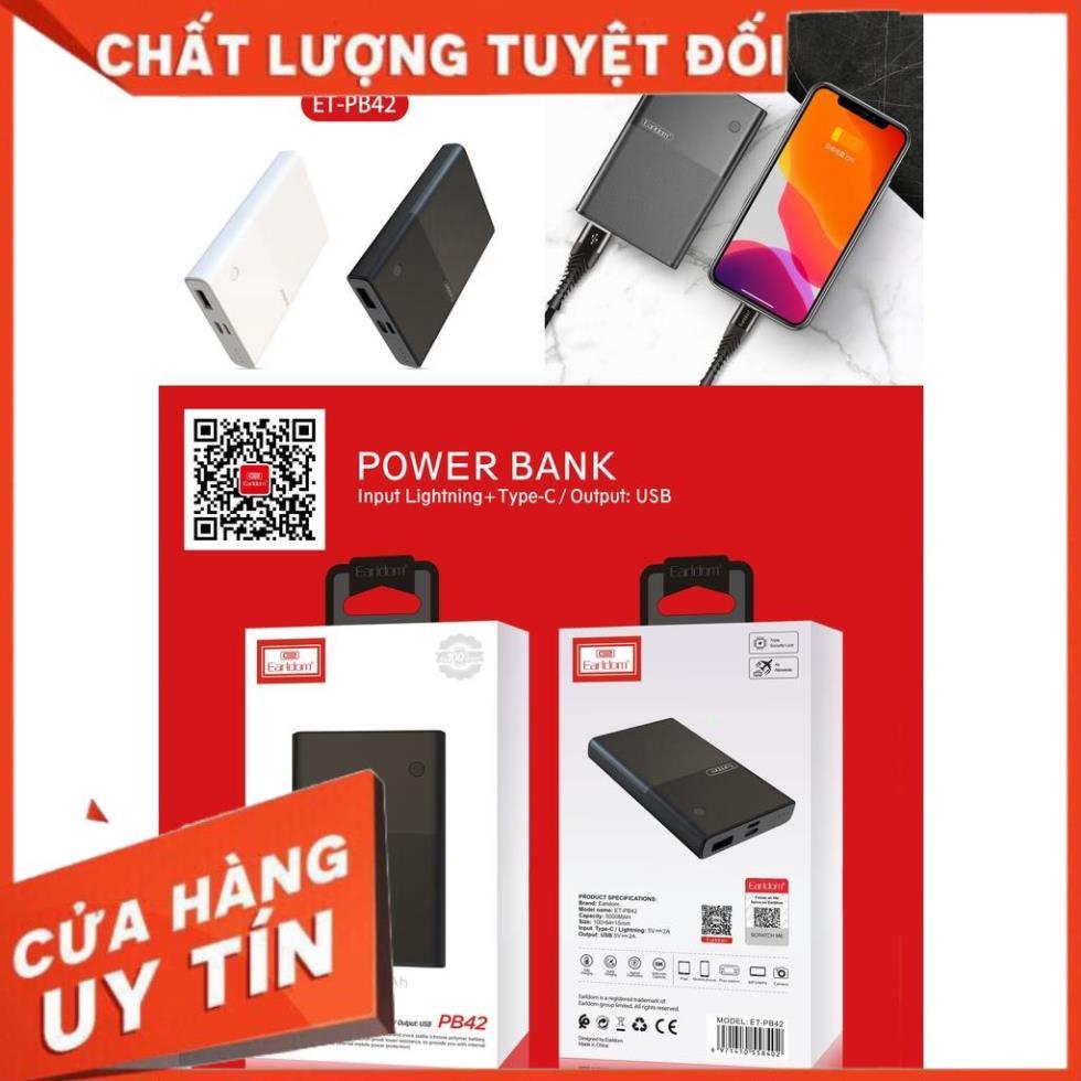 Sạc Dự Phòng Earldom 5.000mAh PB-42 hàng chính hãng