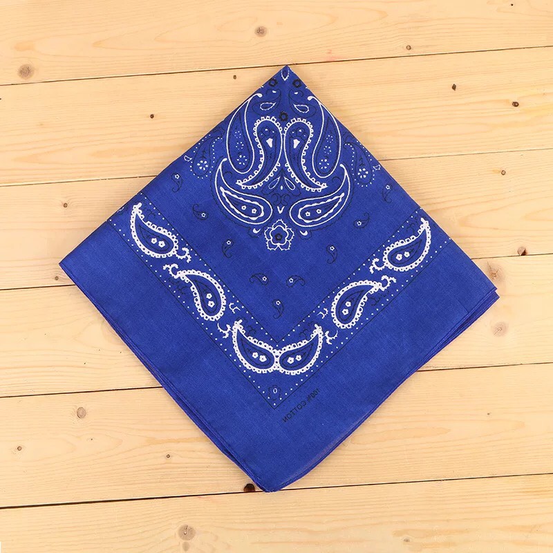 Khăn bandana vuông khăn turban cotton phong cách size 55cm