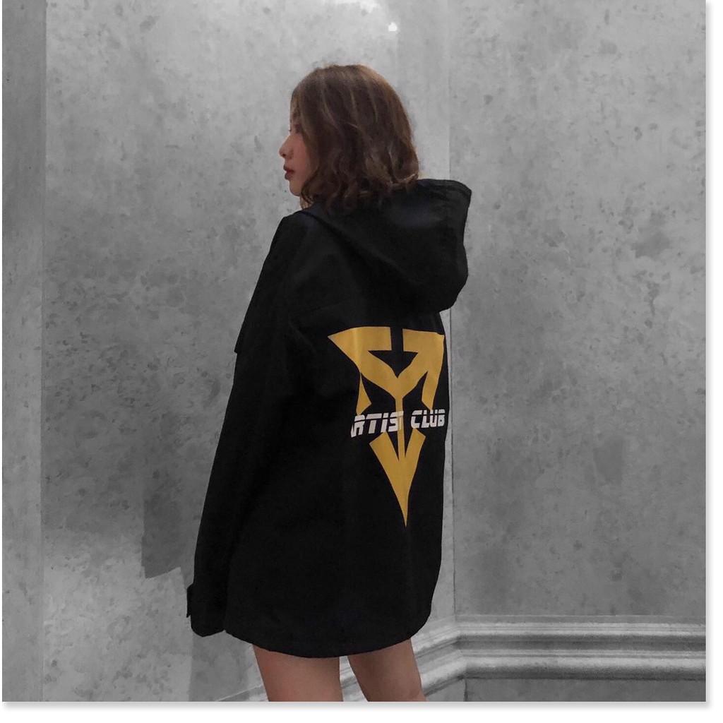 ÁO KHOÁC DÙ NAM - NỮ NÓN TO PHỐI LOGO CỰC COLL HOT