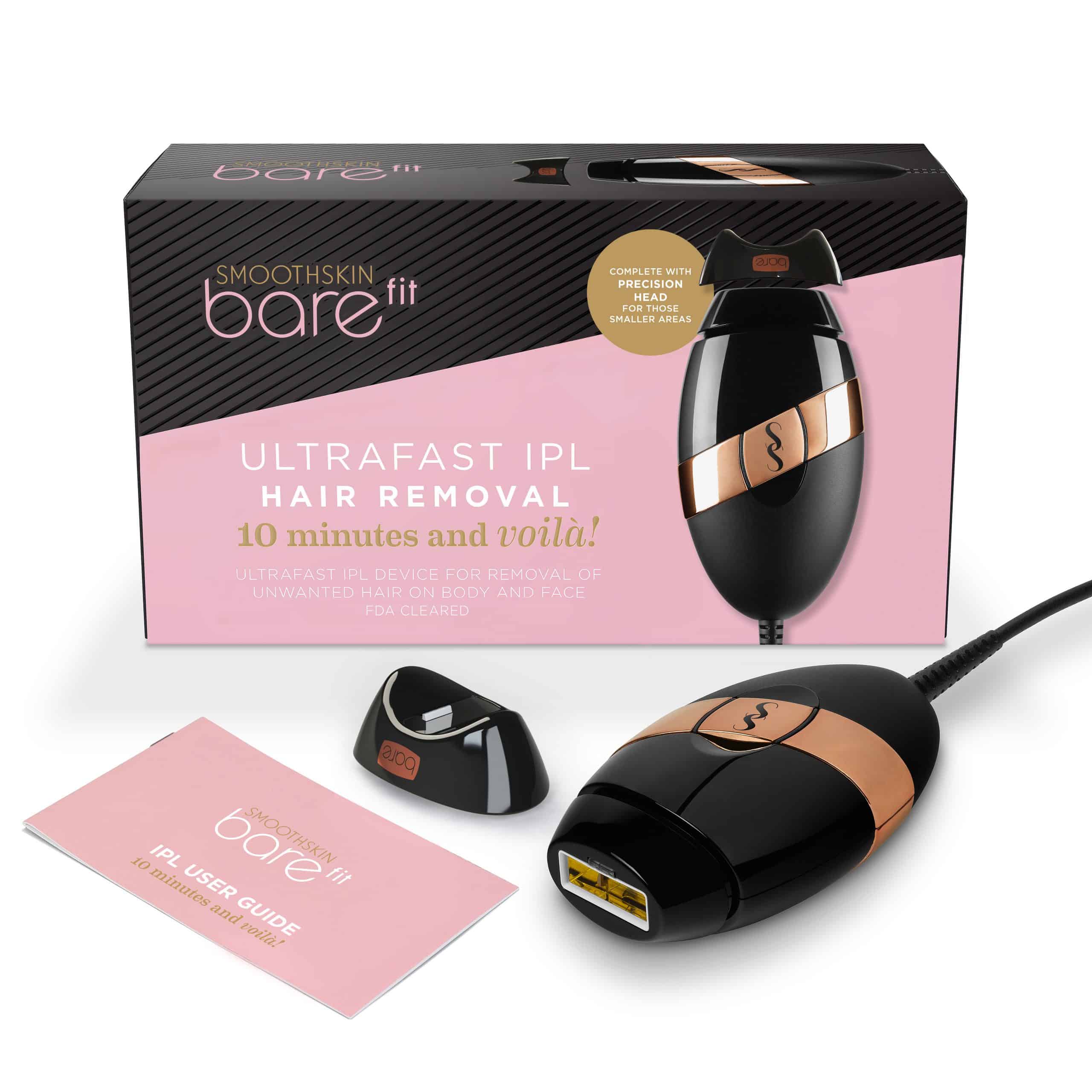 SmoothSkin BareFit Black - Máy triệt lông cao cấp - Hàng chính hãng UK