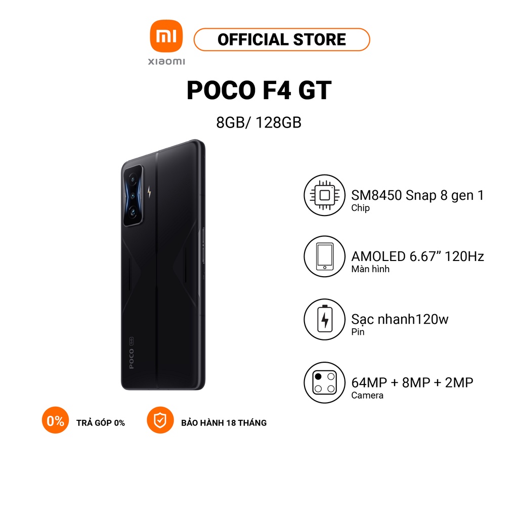 Điện thoại POCO F4 GT 8GB/128GB - Hàng chính hãng
