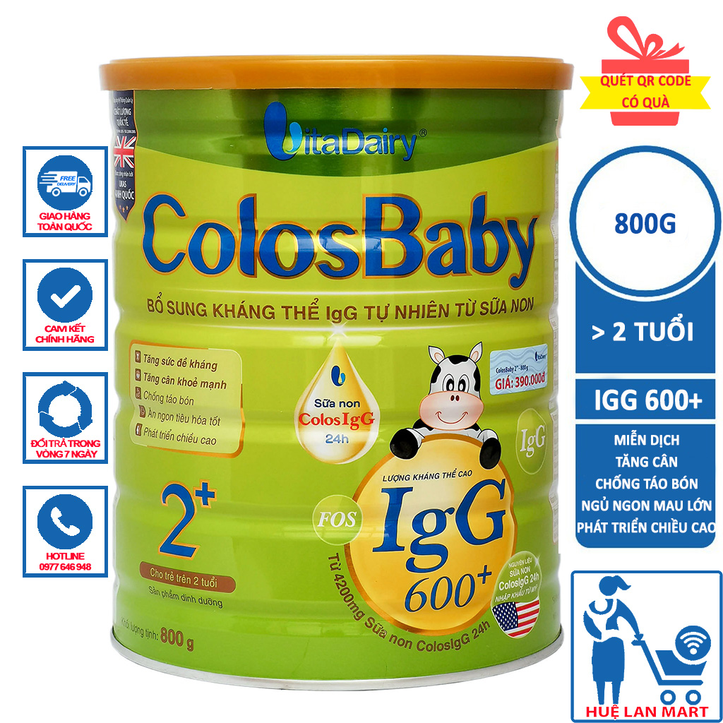 Sữa Bột Vitadairy ColosBaby 2+