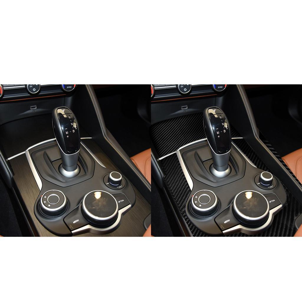 Plastic Auto Interior Decoration 3D Sticker for Alfa Giulia Stelvio