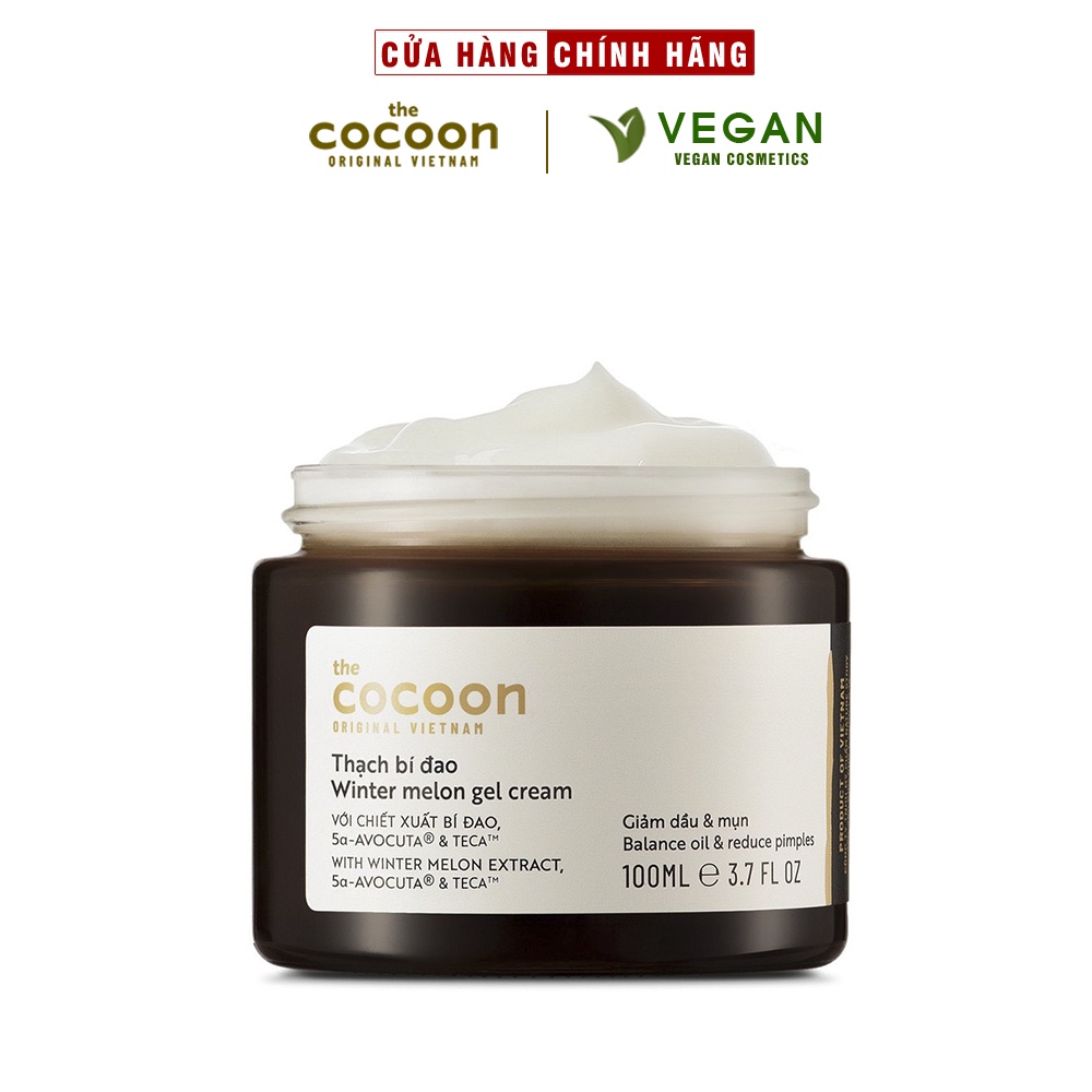 Thạch bí đao Cocoon 100ml giảm dầu và mụn thuần chay