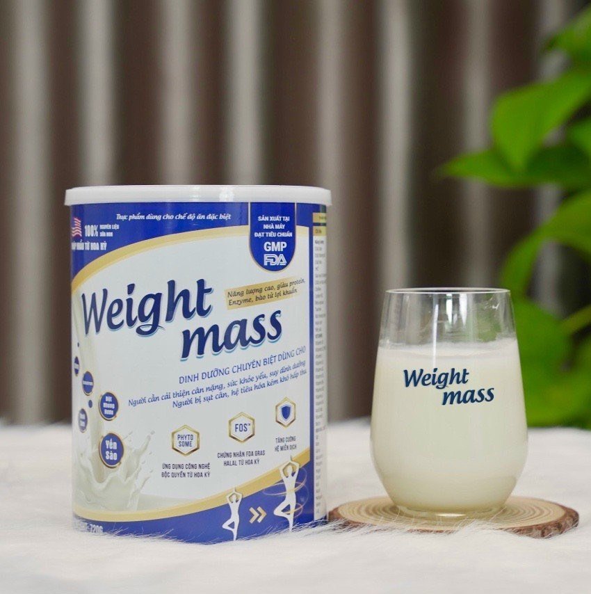 [TRỢ GIÁ] Sữa Tăng Cân Weight Mass Chinh_Hang, Sữa Tăng Cân Dành Cho Người Gầy Weight Mass