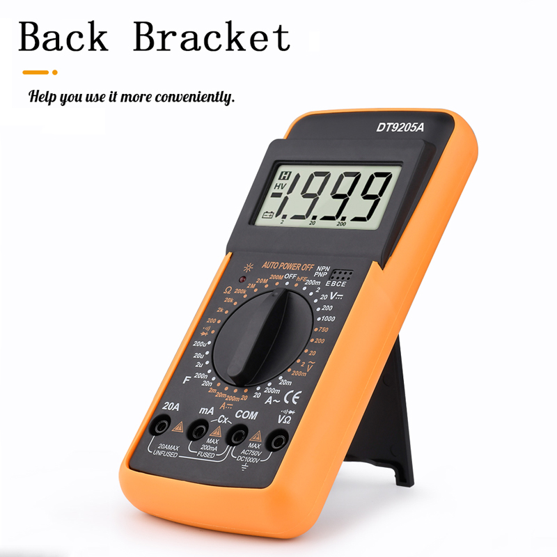 Đồng hồ vạn năng kỹ thuật số, Đồng hồ đo điện áp hiện tại AC/DC, Đồng hồ đo điện trở, Máy đo điện dung
