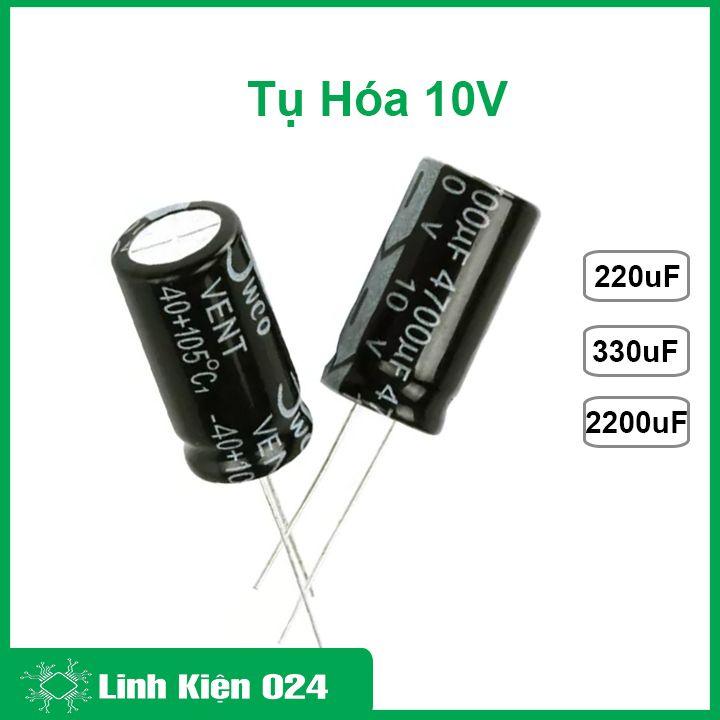 Tụ hóa 10V tụ điện phân cực đủ giá trị