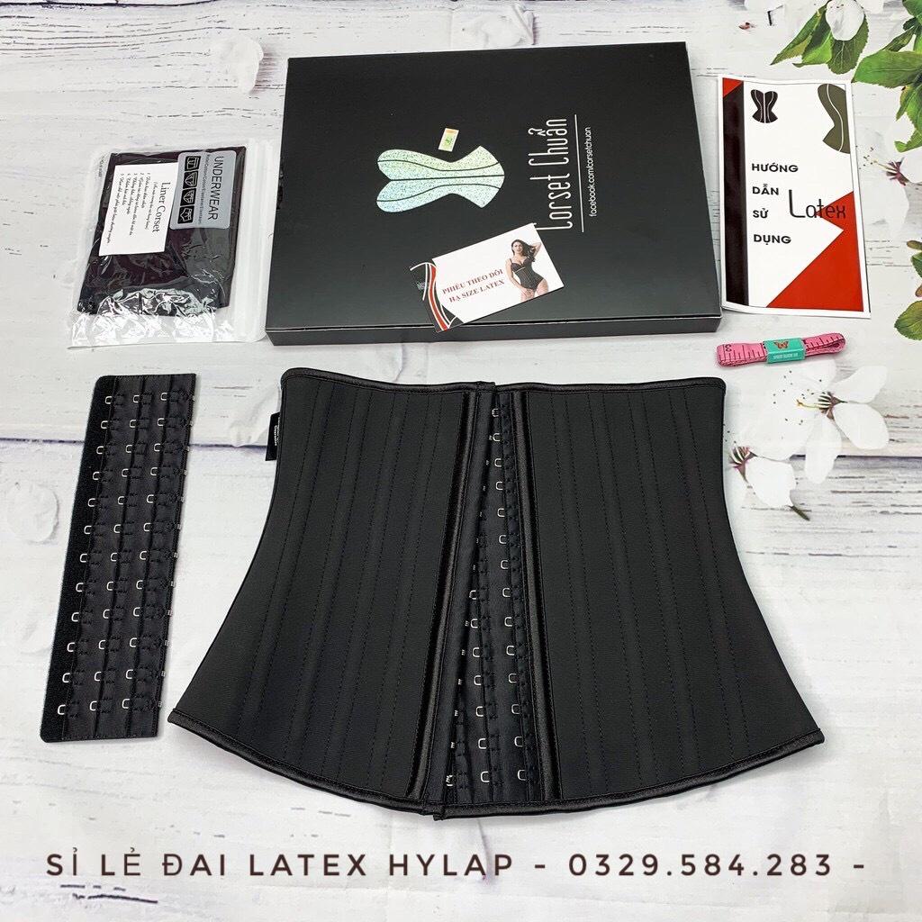 Đai nịt bụng latex Hy Lạp 25 xương-Gen nịt bụng lưng thẳng eo thon-Đai định hình latex