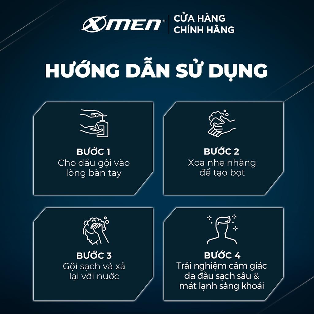 Dầu gội nước hoa X-Men Metal 900g