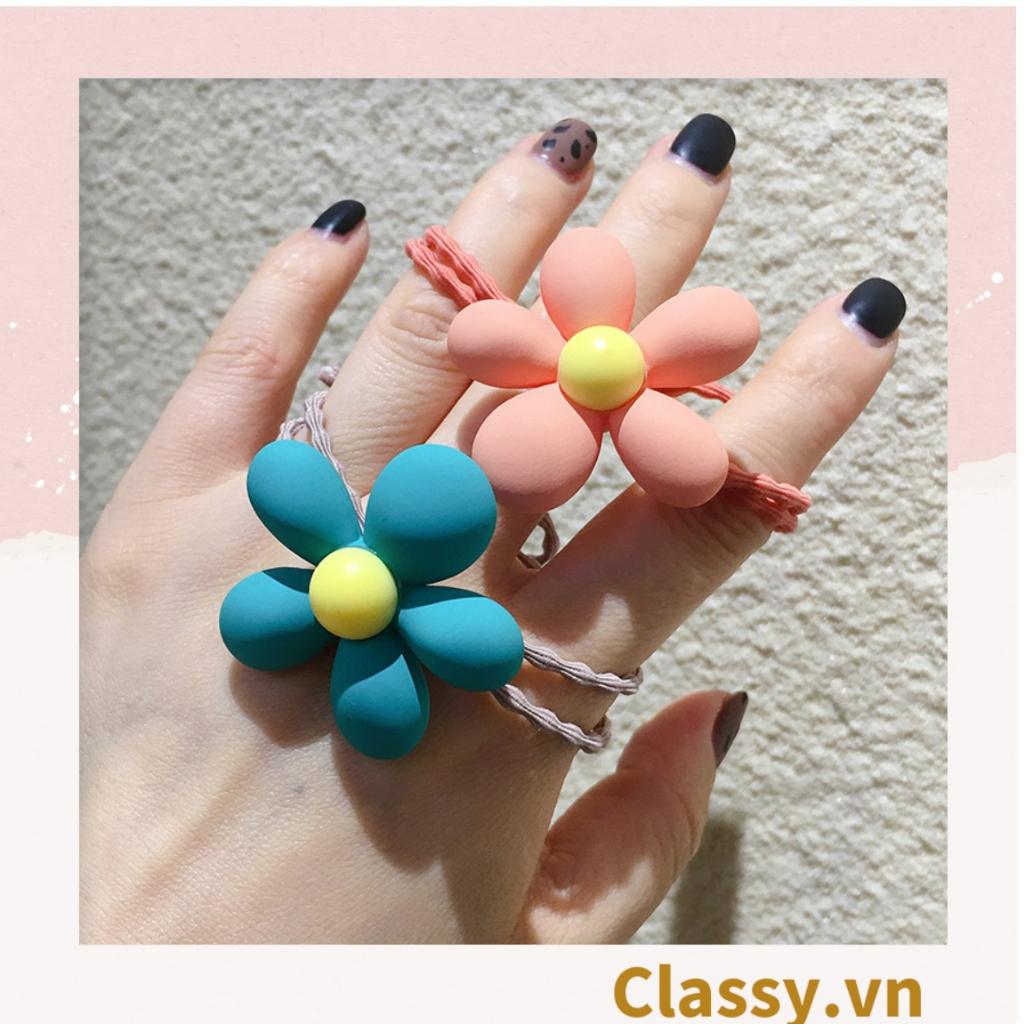 Dây cột tóc Classy phong cách hoa mùa hè PK1618