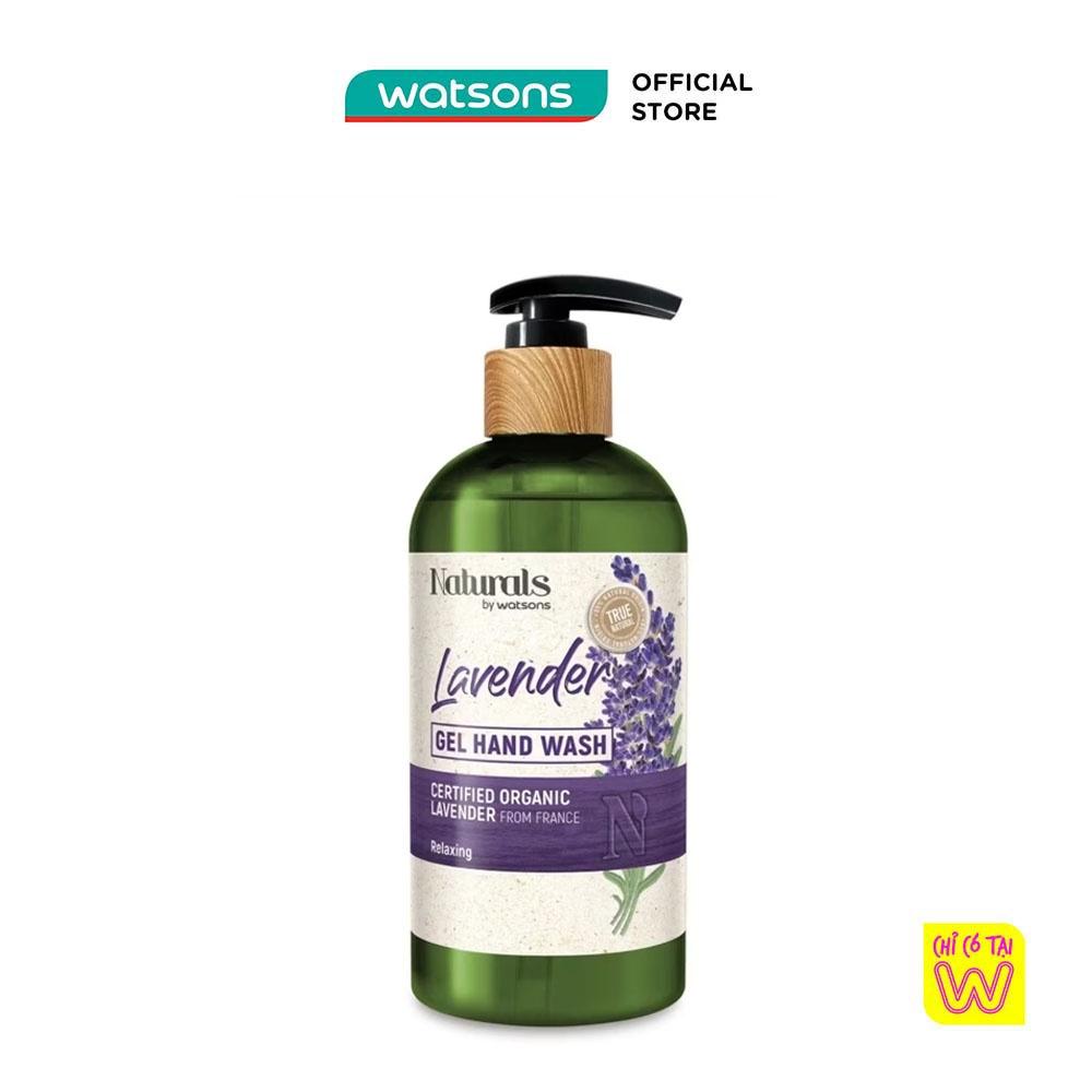 Gel Rửa Tay Naturals By Watsons Hương Lavender True Natural Lavender Gel Hand Wash 400ml