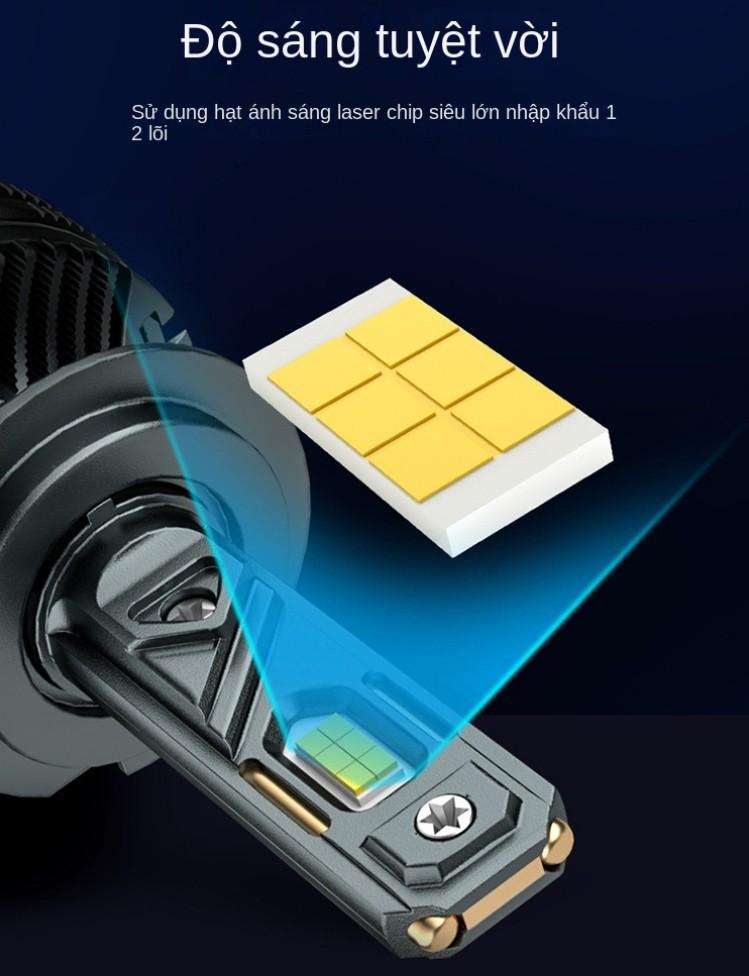 Bóng Đèn LED VF3 pha xa, pha gần, pha cos - Trắng 6000K 160W 22000LM công suất chuẩn - Loại tốt 180W