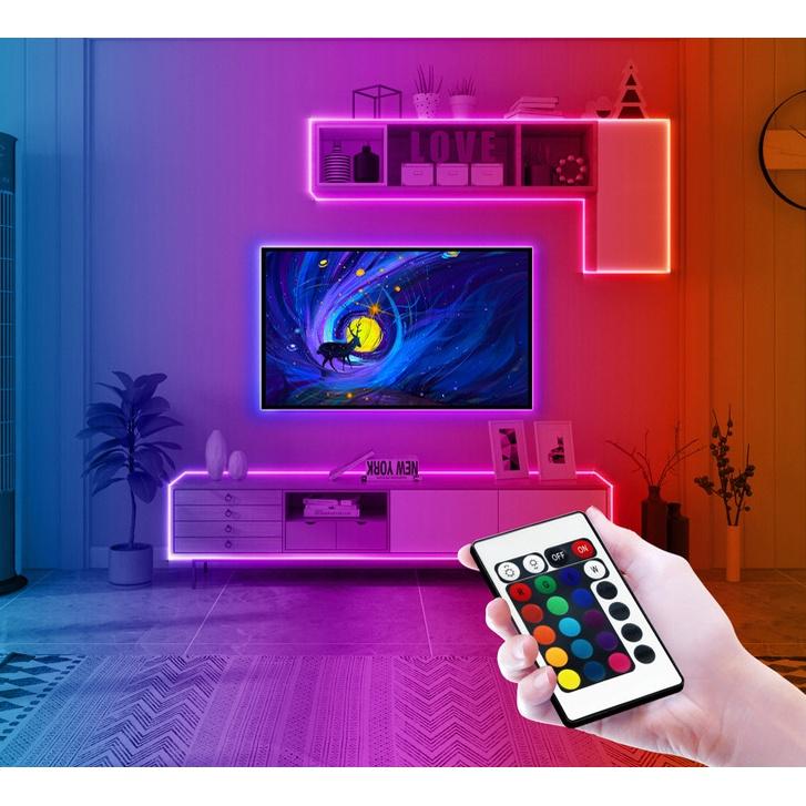 Dây đèn led 1m kết nối bluetooth có remote