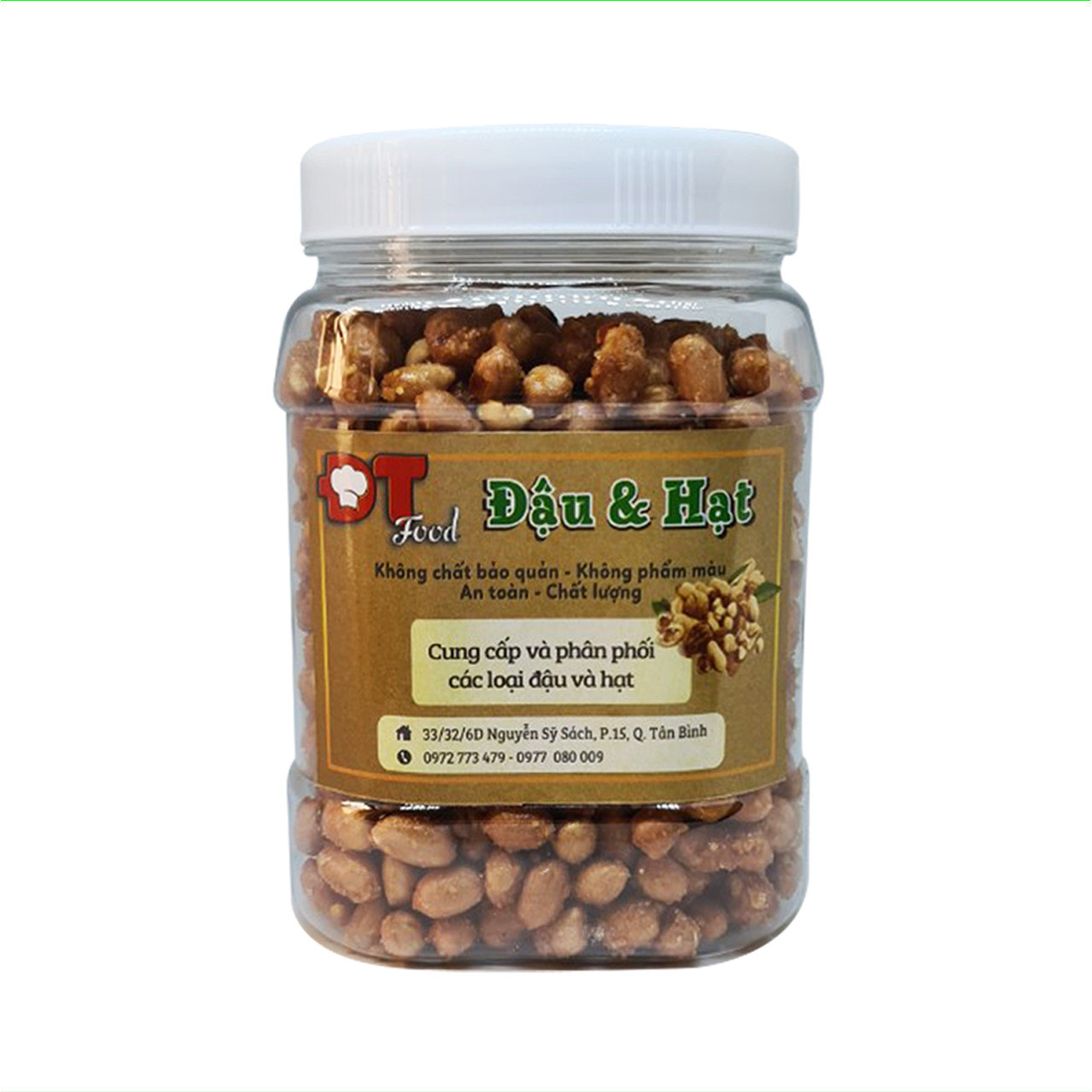 Hình ảnh Đậu phộng rang tỏi ớt DTFood 500g - Thơm ngon bổ dưỡng