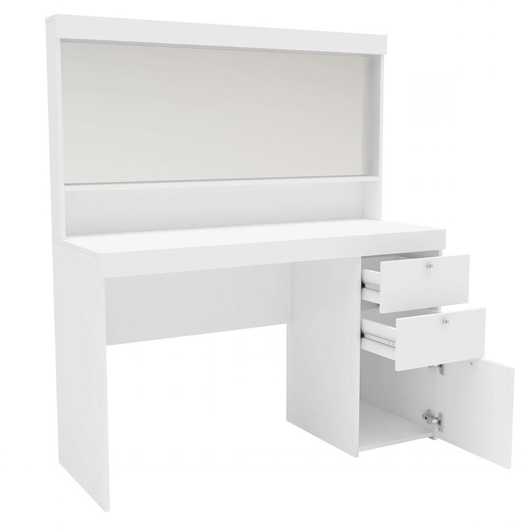 Bàn trang điểm gỗ hiện đại SMLIFE Magma | Gỗ MDF dày 17mm chống ẩm | D120xR45xC140cm