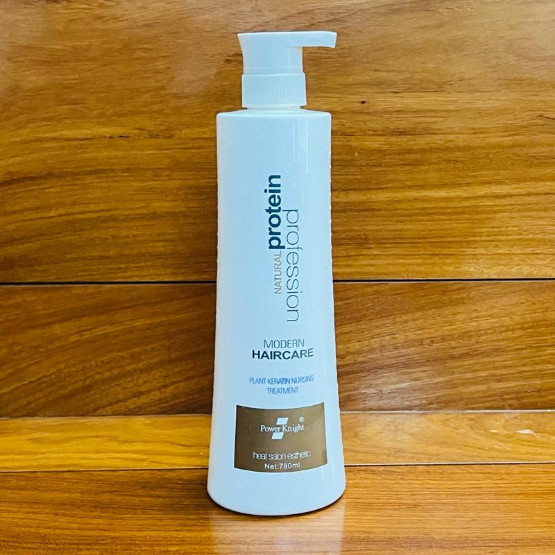 Keratin tươi Natural Protein Galanzer Phục Hồi Tóc Hư Tổn chuyên nghiệp tại Salon 780ml + Gội xả gói Karseell 15ml