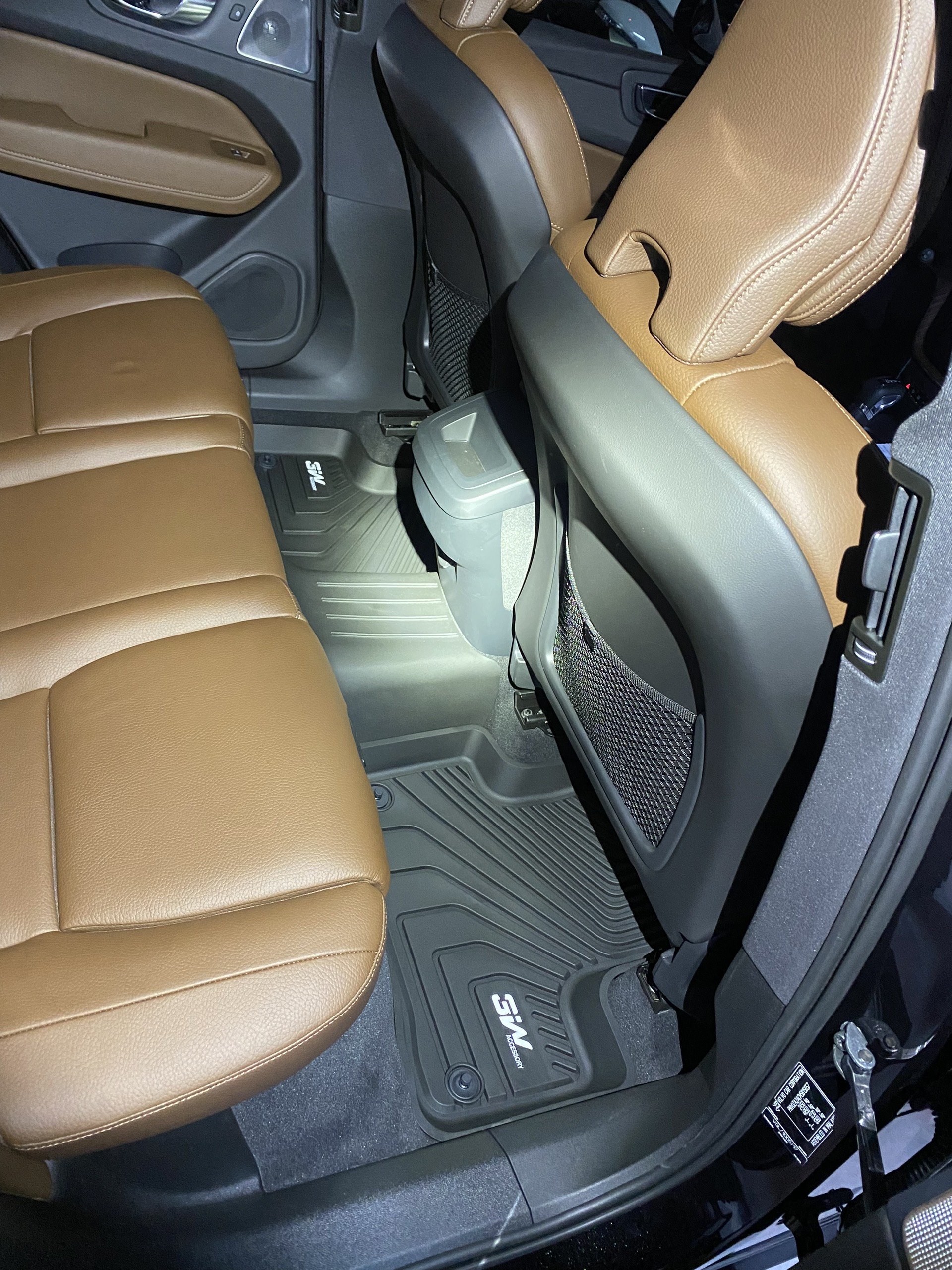 Thảm lót sàn xe ô tô Volvo XC60 2017- đến nay Nhãn hiệu Macsim 3W chất liệu nhựa TPE đúc khuôn cao cấp - màu đen