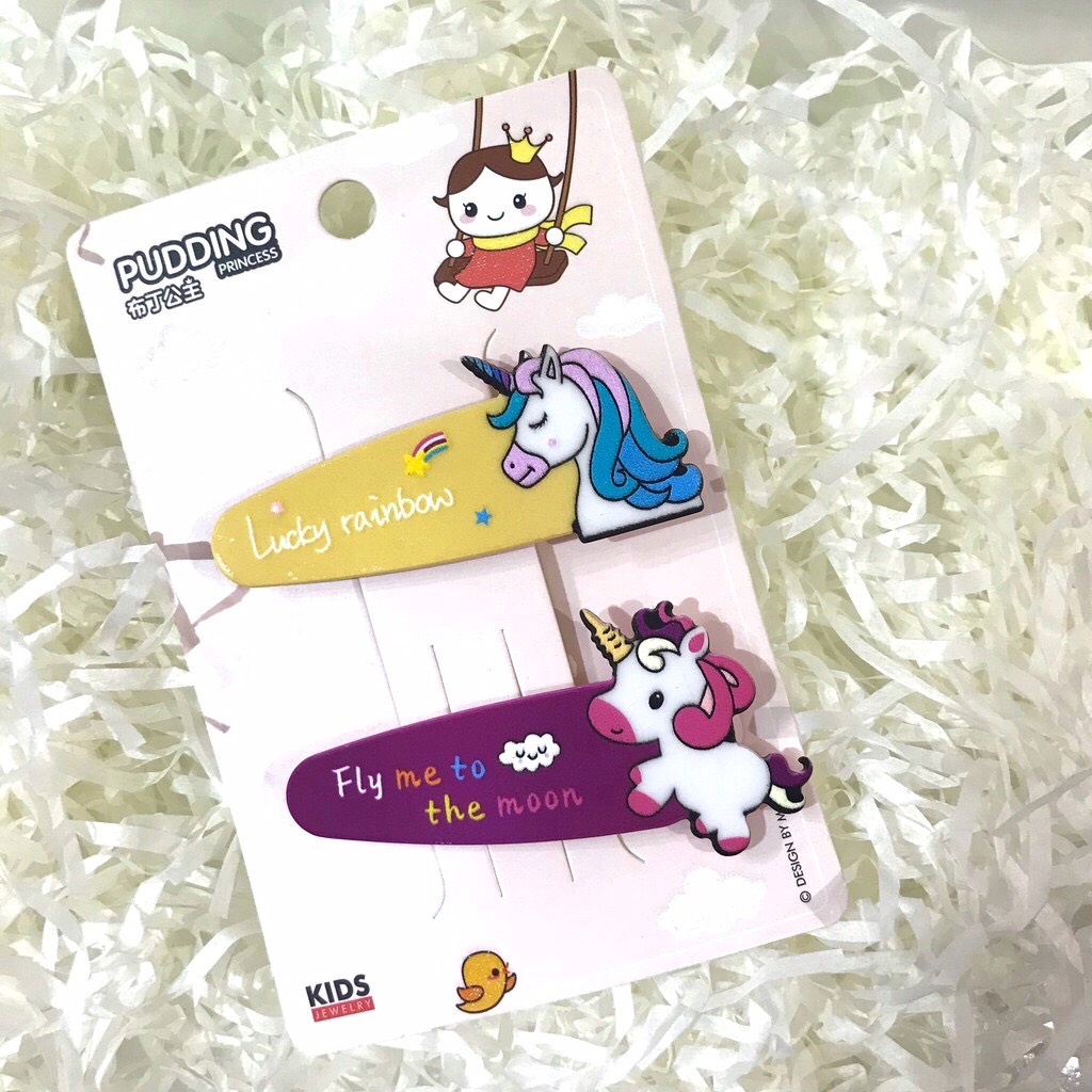 Cặp tóc Unicorn set 2