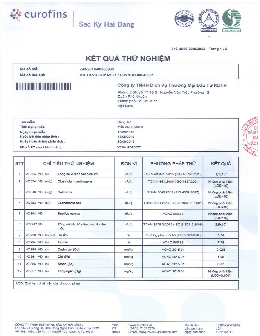 Combo 2 gói Hồng trà 500gr