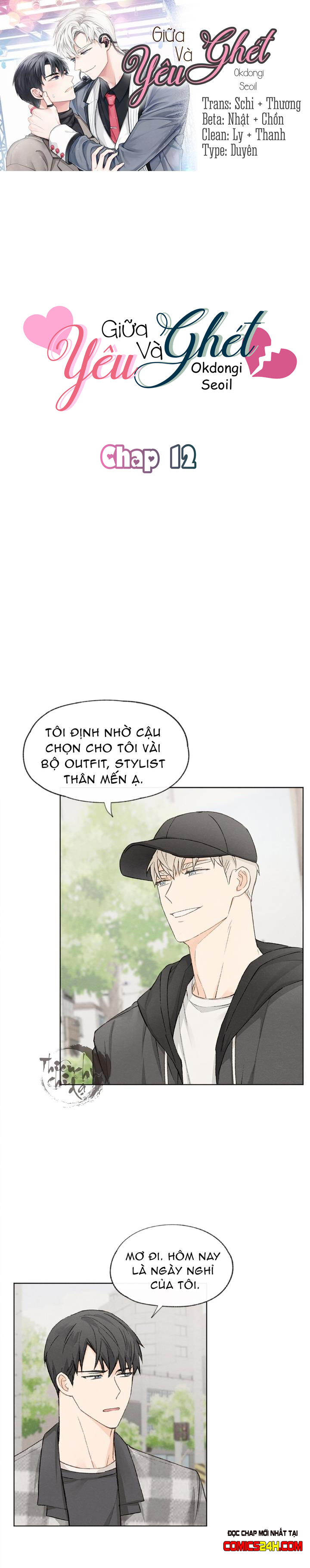 giữa yêu và ghét chapter 12 1