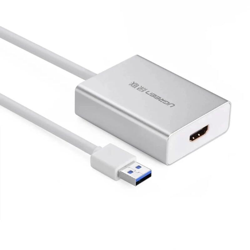 Ugreen UG4022940229TK 80CM Cáp chuyển USB 3.0 sang HDMI cao cấp - HÀNG CHÍNH HÃNG