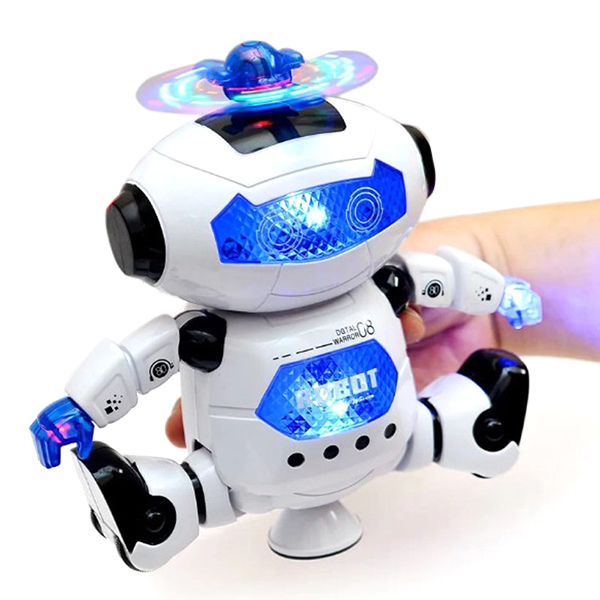 Đồ Chơi Robot Thông Minh Nhảy Múa Hát Xoay 360 Độ