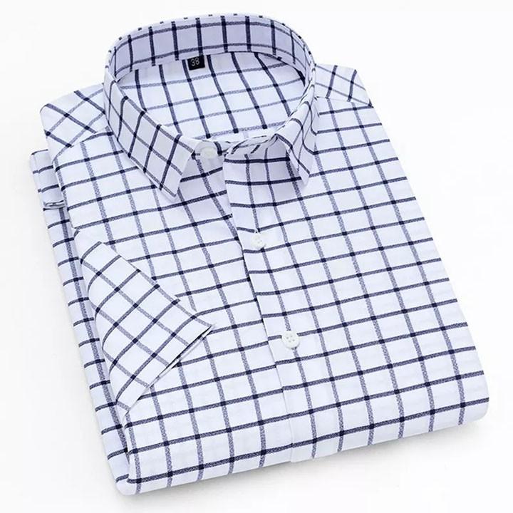 ÁO SƠ MI - ÁO SƠ MI CARO 3 MÀU CHỌN LỰA - CHẤT LIỆU LỤA THÔ CAO CẤP, MỀM MỊN, THẤM HÚT MỒ HÔI TỐT