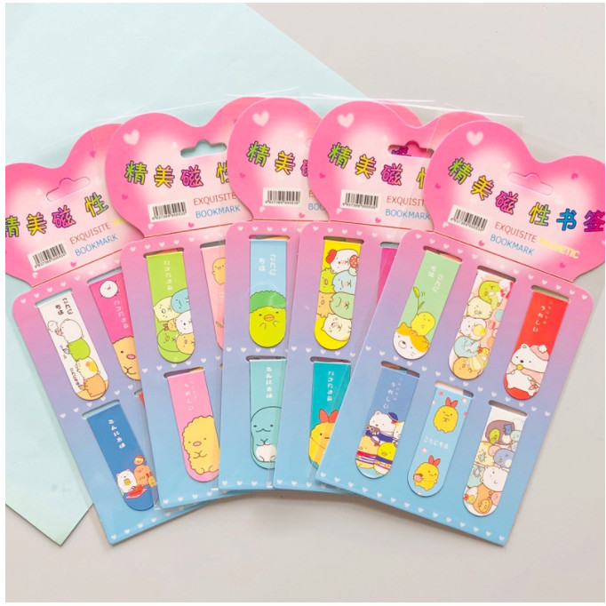 Set 6 Bookmark Đánh Dấu Sách Hình Động Vật Dễ Thương - Giao Mẫu Ngẫu Nhiên