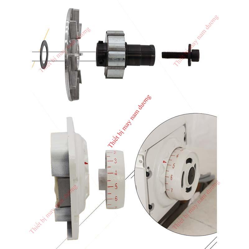 Mô tơ máy may công nghiệp > Motor máy may vắt sổ 747