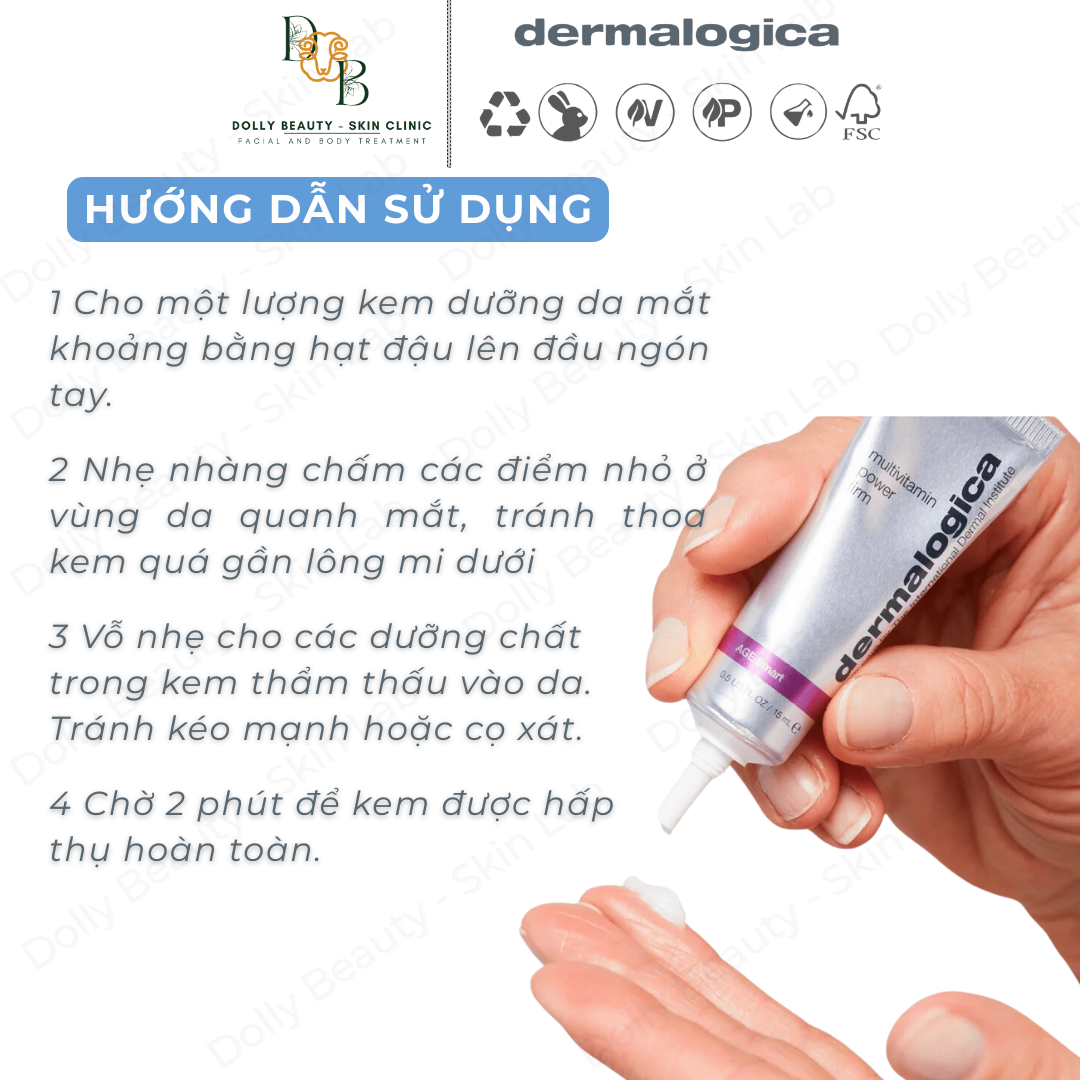Hợp chất làm săn vùng mắt MULTIVITAMIN POWER FIRM của Dermalogica