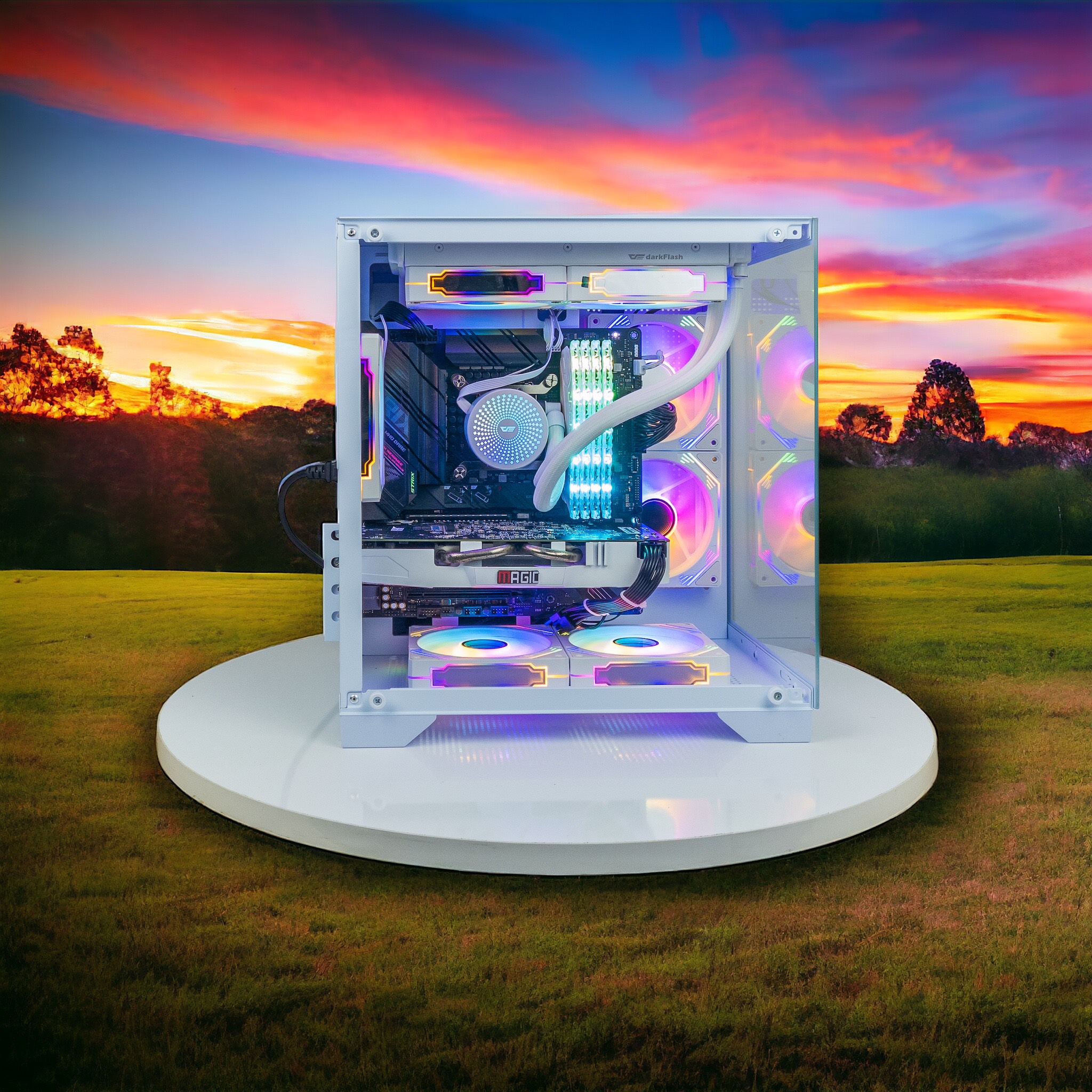 CASE MAGIC AQUA-M ULTRA (M-ATX) - Hàng chính hãng