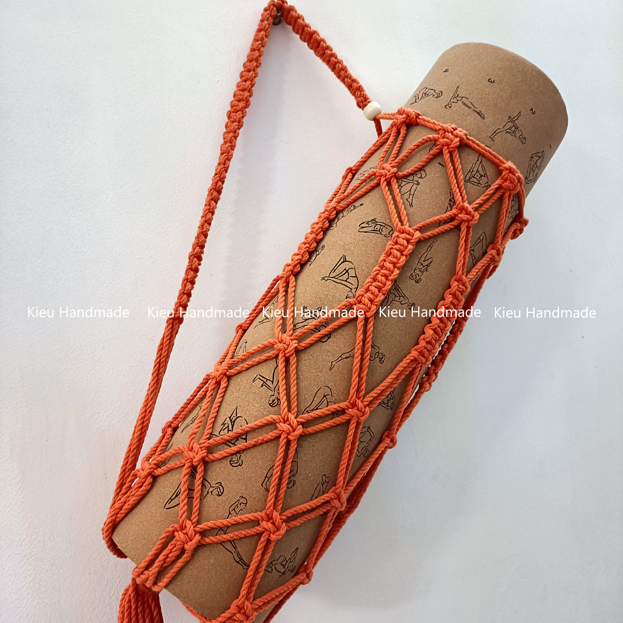 Túi đựng thảm yoga Macrame handmade - ẢNH THẬT