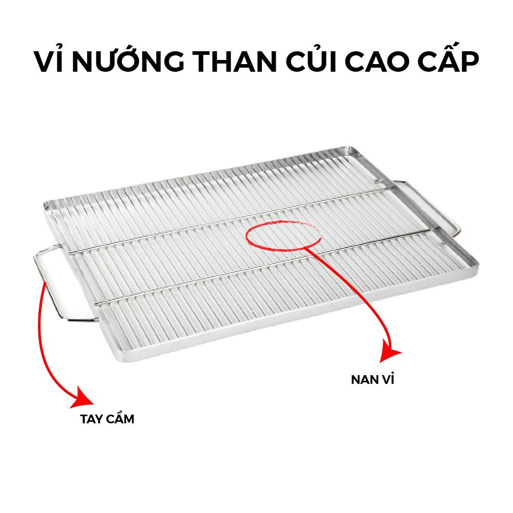 Vỉ nướng BBQ chống gỉ - Size M