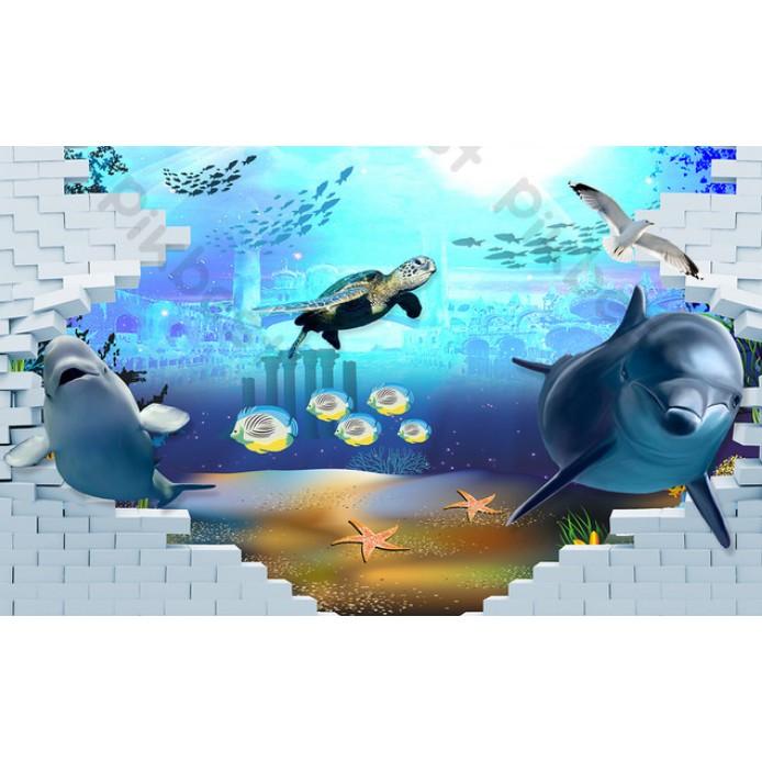 Tranh dán tường Tranh 3d dán tường phòng khách phòng ngủ hiện đại 19
