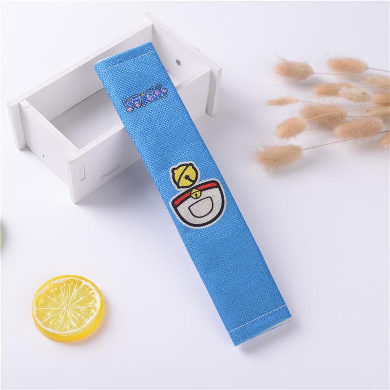 Vỏ Bọc Dây Đai An Toàn Xe Hơi Bằng Cotton Lanh In Họa Tiết Hoạt Hình Dễ Thương