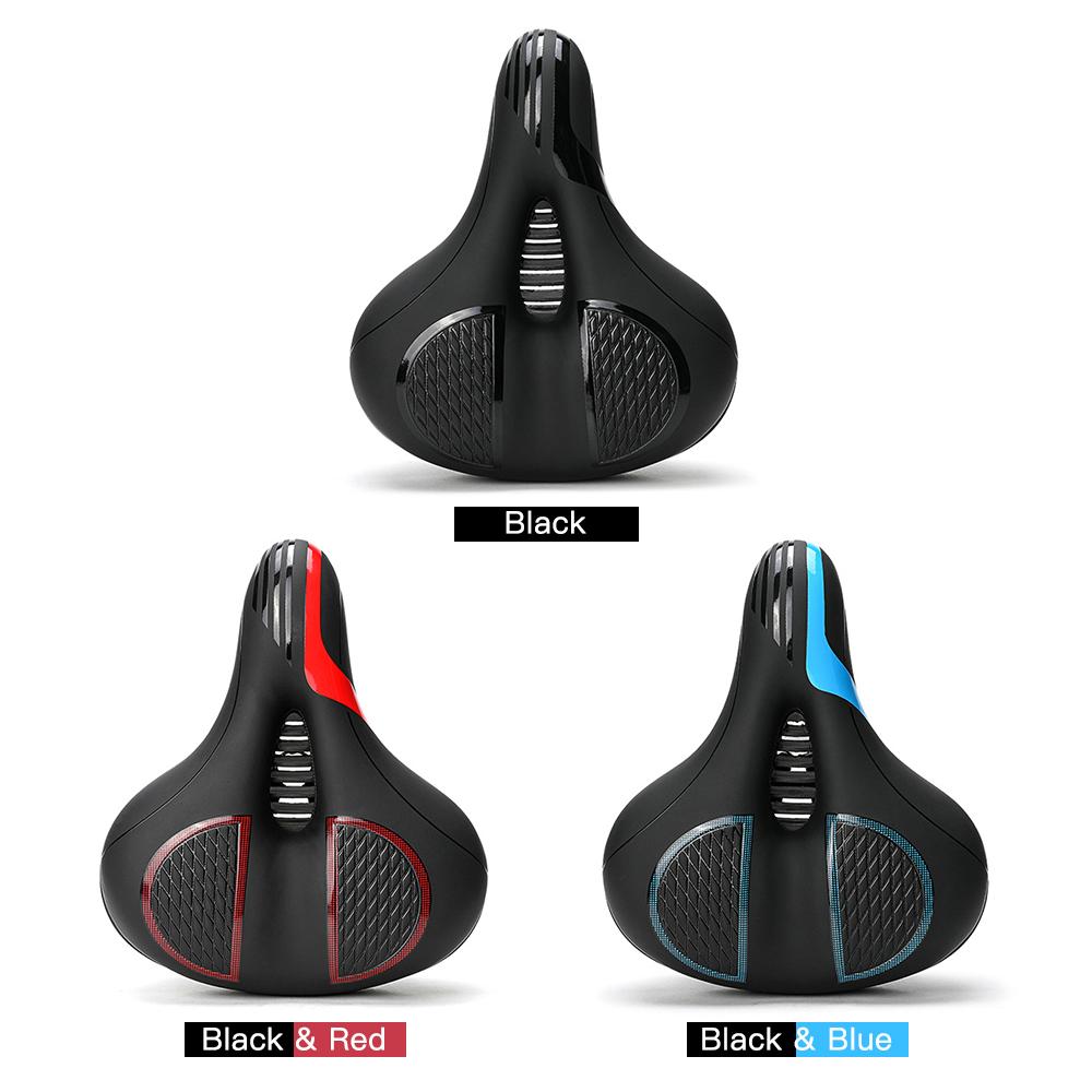 Shock Absorbing Bike Seat Bicycle Saddle with Tool Breathable Hollow Bicycle Seat Cushion Mountain Bike Saddle