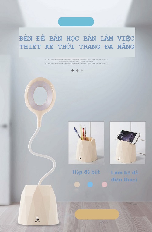 Đèn LED Cảm Ứng Để Bàn Đa Năng