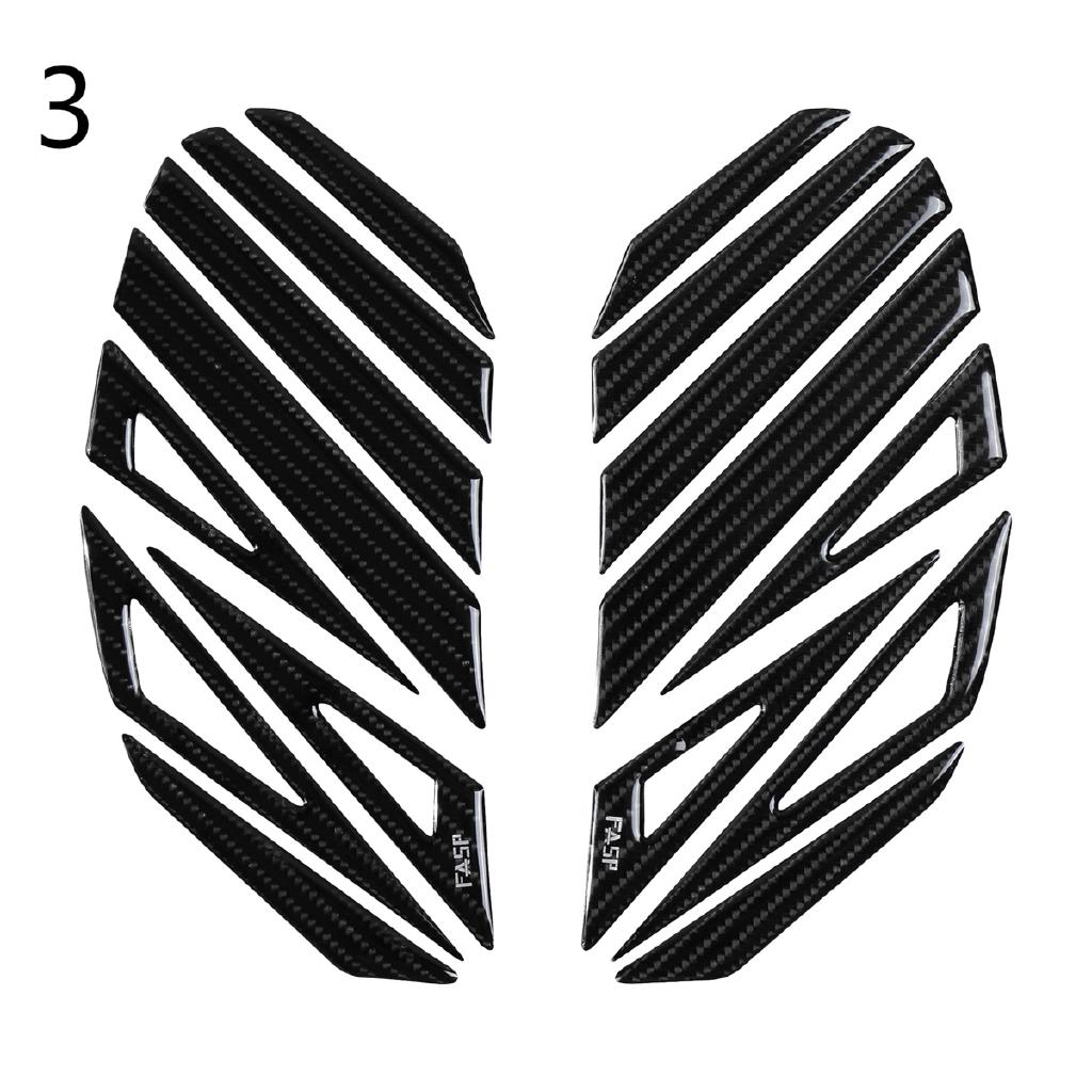 Nhãn dán sợi carbon dùng dán nắp bình xăng xe moto Kawasaki z900 Ninja 650 400