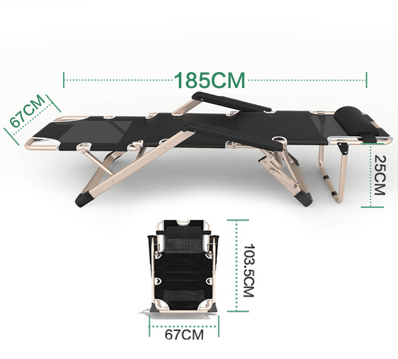 Ghế gấp mở rộng 2 chân có thể nằm CT-F02 nt112