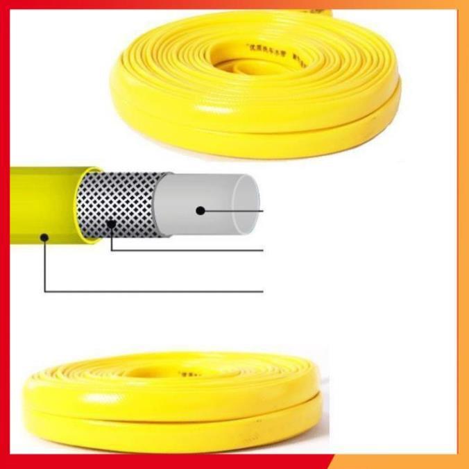 Bộ dây vòi xịt nước rửa xe,tưới cây tăng áp 3 lần 15m